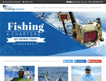 Tablet Screenshot of fishinthebahamas.com